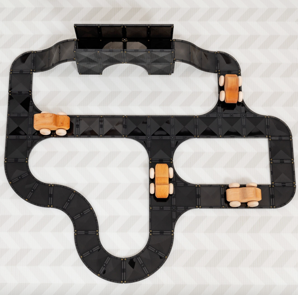 Roads Creative Pack - 48 pieces - Connetix STOCK DUE LATE APRIL