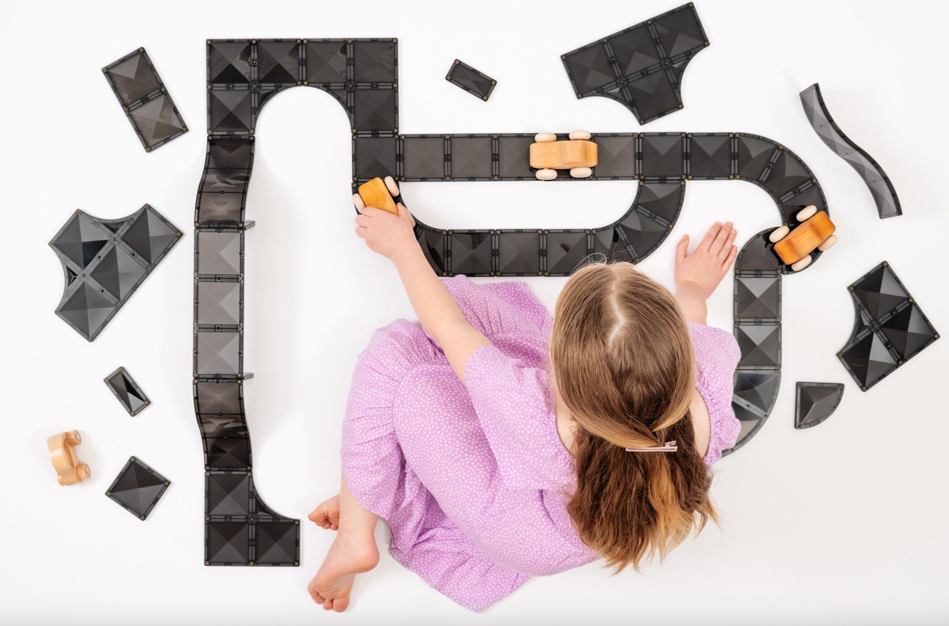 Roads Creative Pack - 48 pieces - Connetix STOCK DUE LATE APRIL