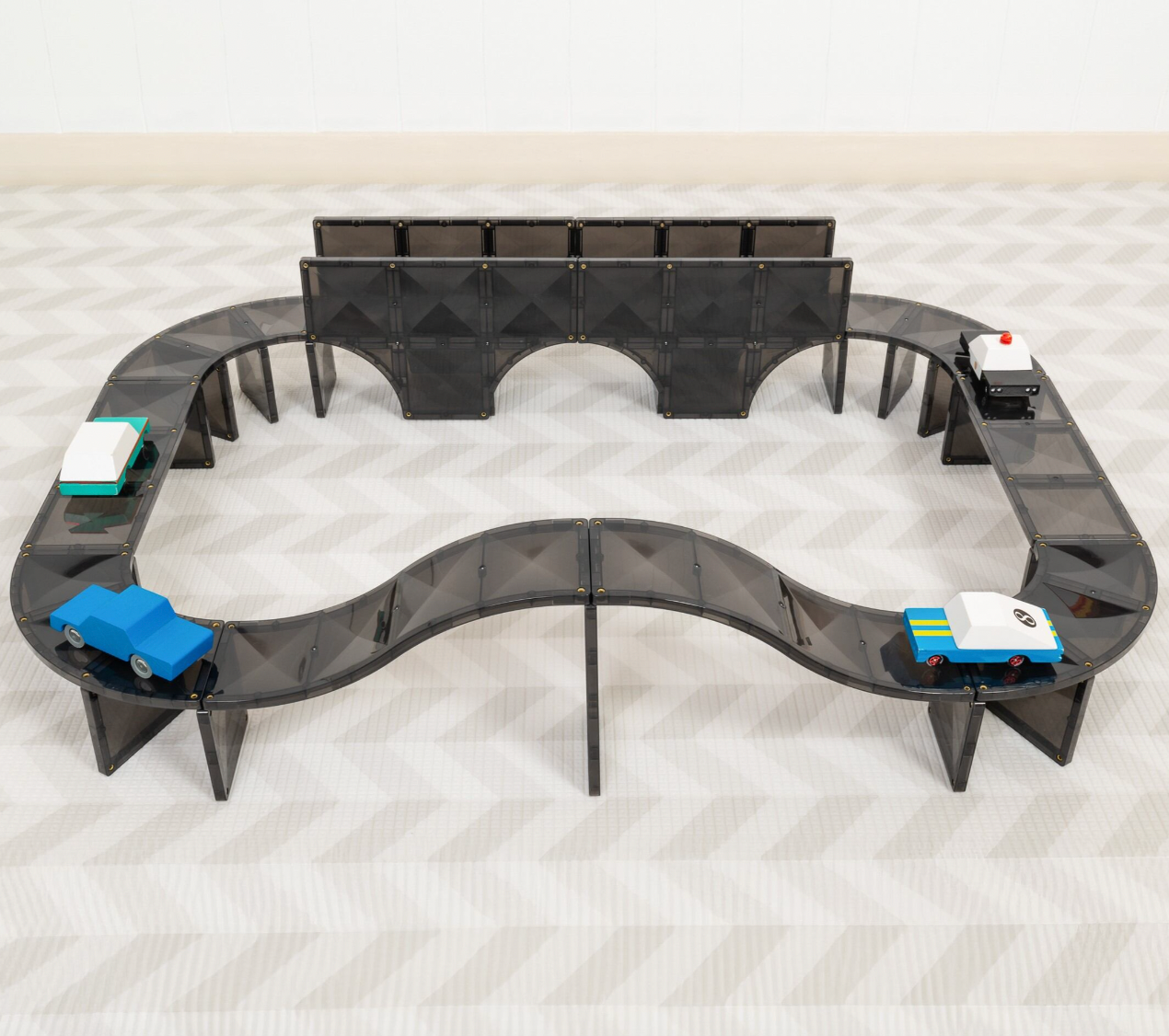 Roads Creative Pack - 48 pieces - Connetix STOCK DUE LATE APRIL