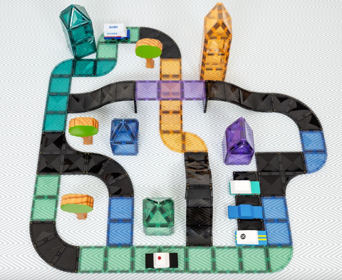 Roads Ramps and Intersections Pack - 16 piece