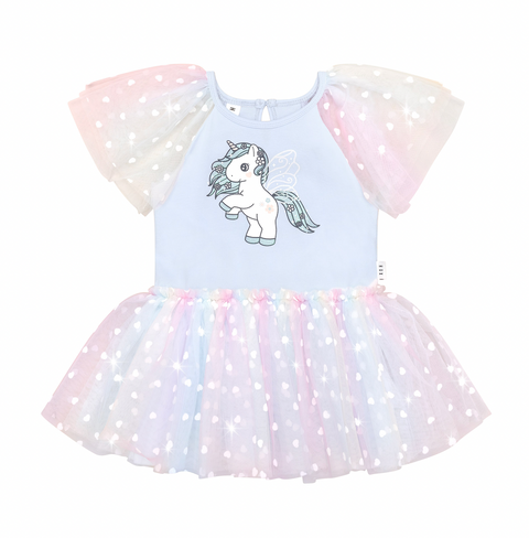 Flutter Unicorn Ballet Dress - Huxbaby