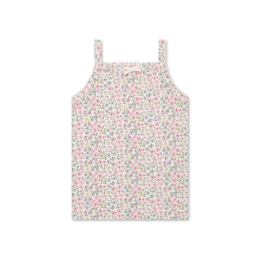 Organic Cotton Singlet - Fifi Mini Slightly Pink - Jamie Kay - DISCOUNTED