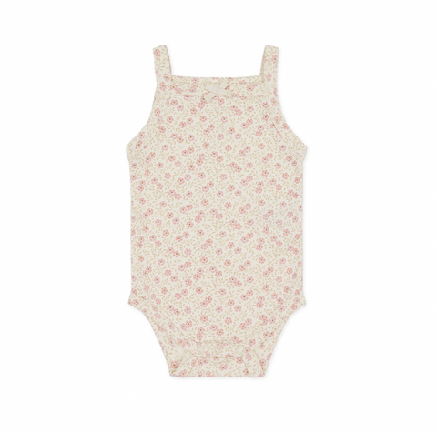 Organic Cotton Bridget Singlet Bodysuit - Emmy Egret - Jamie Kay