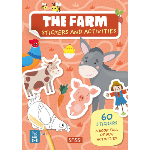 Farm Stickers & Activities Book - Sassi