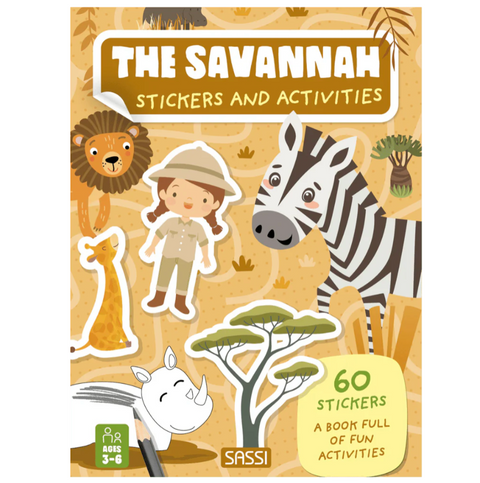 The Savannah Stickers & Activities Book - Sassi