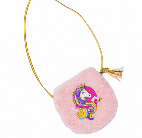 Fluffy Pink Unicorn Petite Purse - Great Pretenders