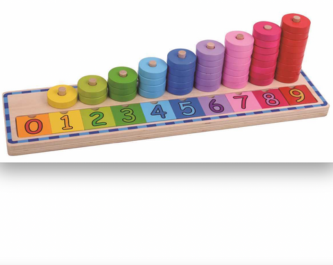 Counting Stacker Puzzle Board - Tooky Toy