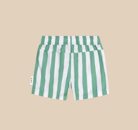 Cabana Stripe Swim Short - Huxbaby