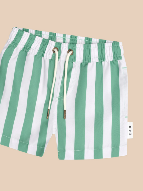 Cabana Stripe Swim Short - Huxbaby