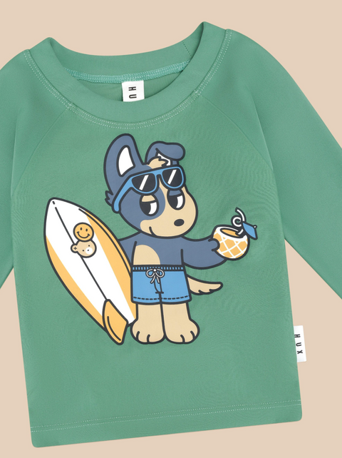 Surfer Dawg Rashguard - Huxbaby