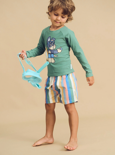 Surfer Dawg Rashguard - Huxbaby DISCOUNTED