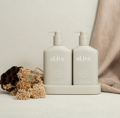 Wash & Lotion Duo - Sea Cotton & Coconut - Al.ive