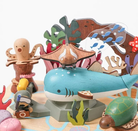 Keepsake Carousel - Whale shark & Sea Friends - Wooderful Life