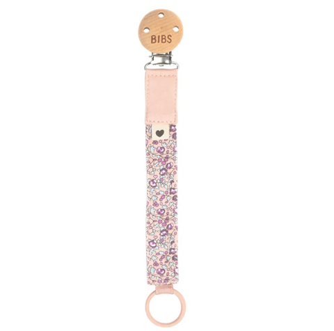 Liberty Pacifier Clip - Eloise/Blush - Bibs Denmark