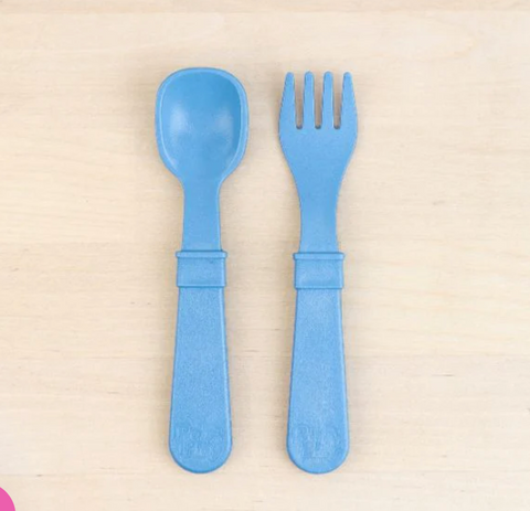 Fork & Spoon Set - Denim - RePlay