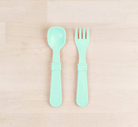 Fork & Spoon Set - Mint - RePlay