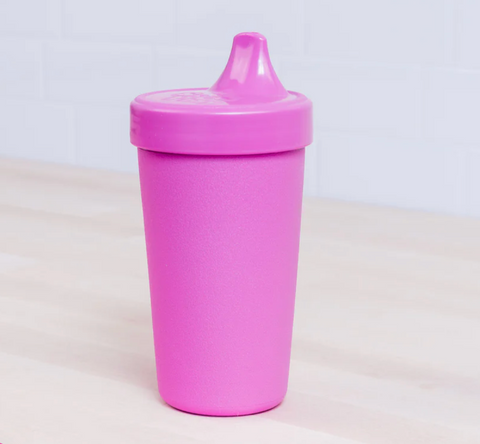 No spill sippy cup Bright Pink - RePlay
