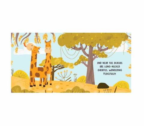 Sweet Sounds Stories - The Savannah- Board Book - Sassi