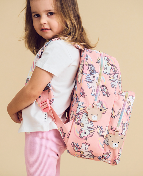 Rainbow Unicorn Backpack - Memory Lane - Huxbaby