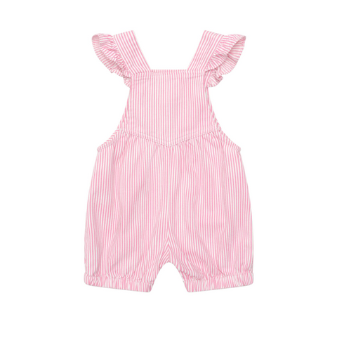 Candy Stripe Bubble Onesie - Bubblegum Stripe - Huxbaby