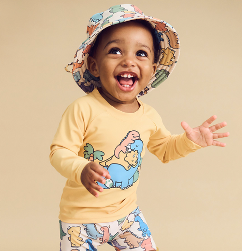 Dino Play Swim Hat - Huxbaby