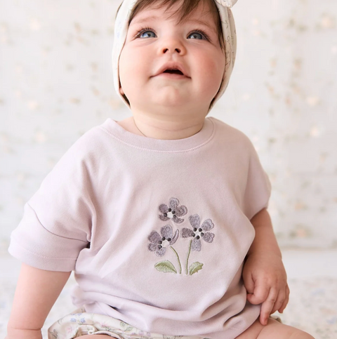 Pima Cotton Mimi Top - Luna Meadow Flowers - Jamie Kay - DISCOUNTED