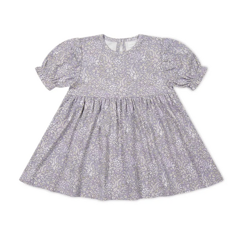 Organic Cotton Penny Dress - April Lilac - Jamie Kay