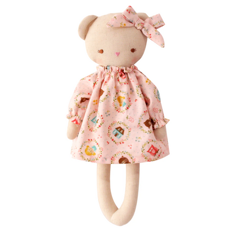 Twiggy Teddy 29cm Woodland Print - Alimrose