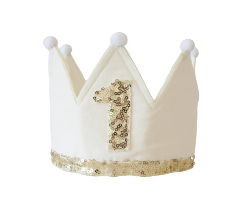 1st Birthday Crown Ivory - Alimrose