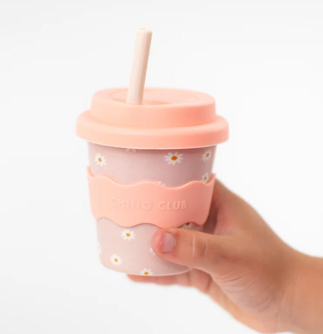 Pink Daisy Chino Cup 4 oz - Chino Club