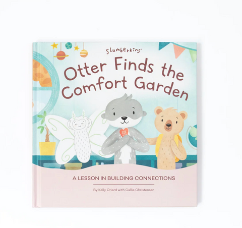 Otter Finds the Comfort Garden Hardcover Book - Slumberkins