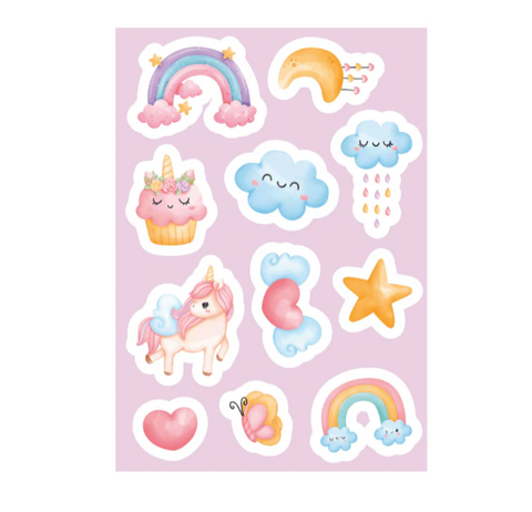 Unicorn Stickers & Activities Book - Sassi