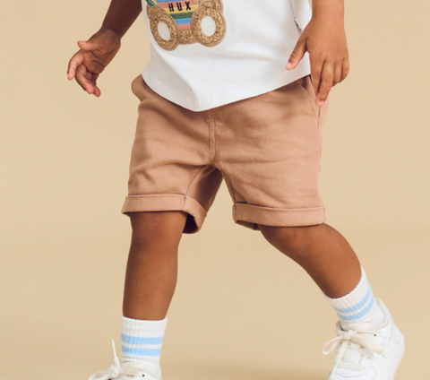 Chino Shorts - Tan - Huxbaby