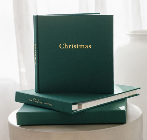 Luxury Christmas Photo Album Pine - Forget Me Knot