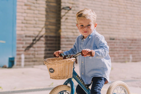 Wicker Handlebar Basket - Trybike