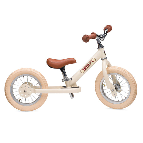 Convertible Trike & Balance Bike - Cream - Trybike