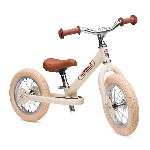 Convertible Trike & Balance Bike - Cream - Trybike