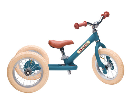 Convertible Trike & Balance Bike - Matte Blue - Trybike