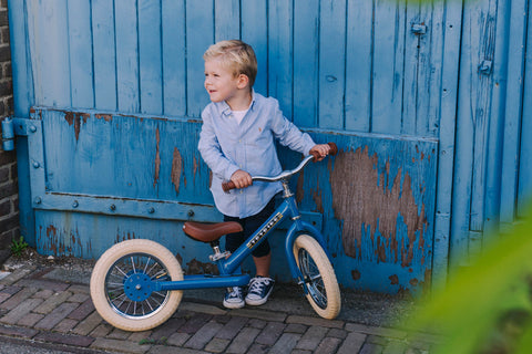 Convertible Trike & Balance Bike - Matte Blue - Trybike