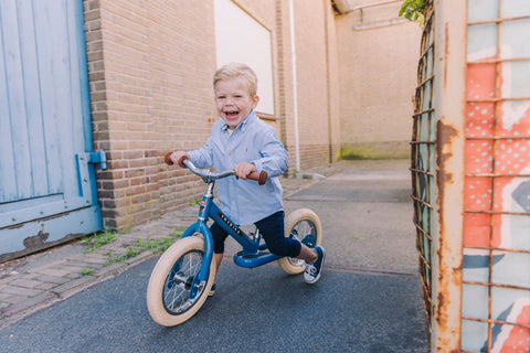 Convertible Trike & Balance Bike - Matte Blue - Trybike