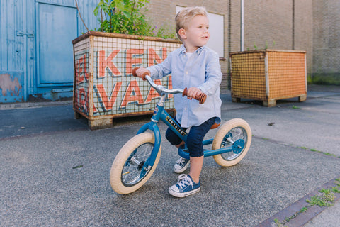 Convertible Trike & Balance Bike - Matte Blue - Trybike