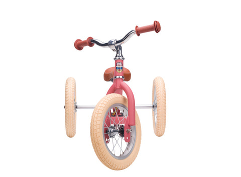 Convertible Trike & Balance Bike - Matte Pink - Trybike