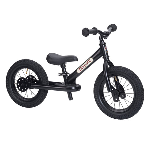 Convertible Trike & Balance Bike - Black - Trybike