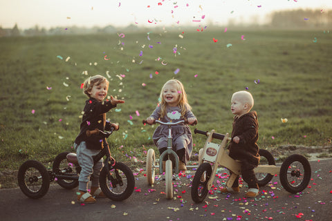 Convertible Trike & Balance Bike - Black - Trybike