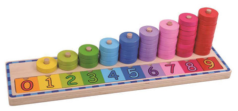 Counting Stacker Puzzle Board - Tooky Toy