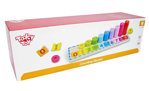 Counting Stacker Puzzle Board - Tooky Toy