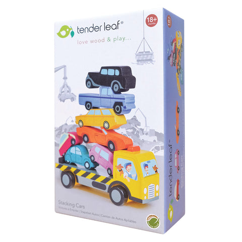 Stacking Cars - Tender Leaf Toys