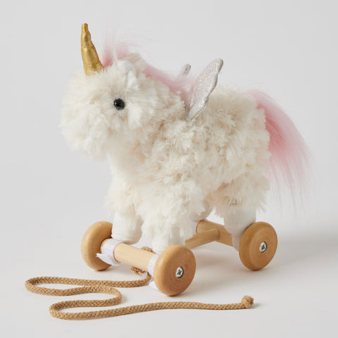 Unicorn Plush Pull Along - Jiggle & Giggle