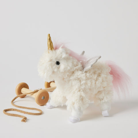 Unicorn Plush Pull Along - Jiggle & Giggle