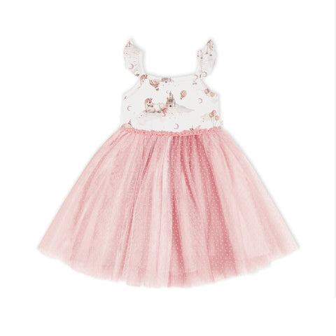 Tulle Dress - Magical Unicorns - Confetti Kidz